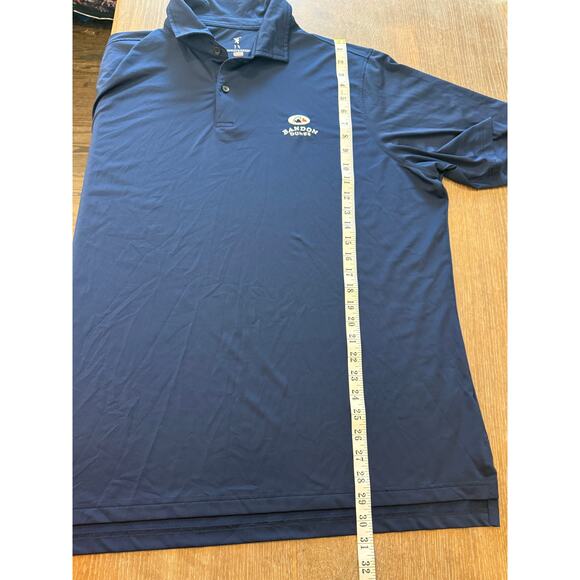 FAIRWAY 7 GREENE Bandon Dunes Golf Course Navy Polo Shirt XXL 2XL - Picture 6 of 7